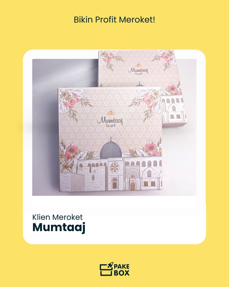 pakeboxmeroket's tweet image. Seindah hijabmu, seanggun kemasannya. 🌸✨
Biarkan packaging bicara, karena detail kecil bisa membuat pelanggan jatuh cinta.

klik link di bio u/ pesan packaging seperti ini
#PakeBox #PackagingCustom #HardboxIndonesia #Packaging #CreativePackaging #PackagingDesign #hardboxcustom