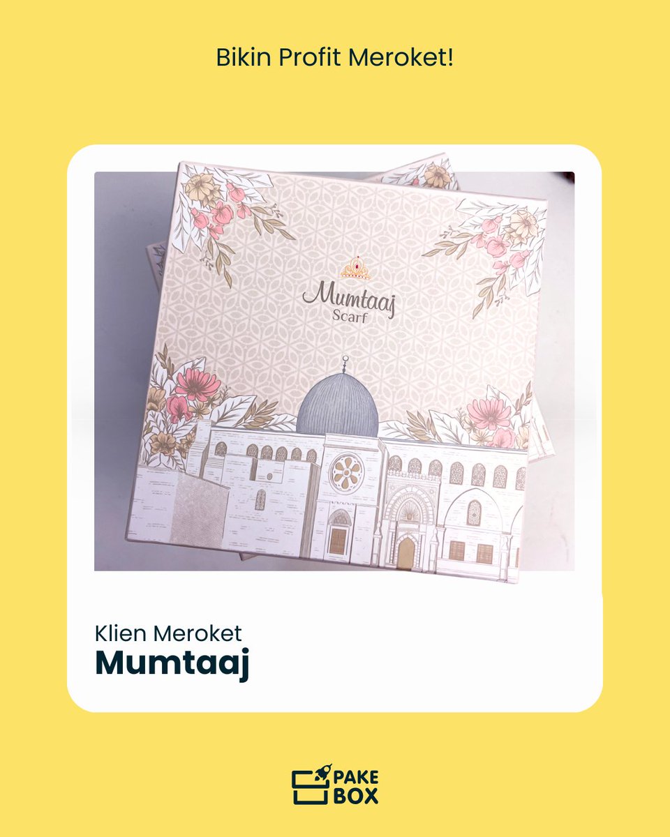 pakeboxmeroket's tweet image. Seindah hijabmu, seanggun kemasannya. 🌸✨
Biarkan packaging bicara, karena detail kecil bisa membuat pelanggan jatuh cinta.

klik link di bio u/ pesan packaging seperti ini
#PakeBox #PackagingCustom #HardboxIndonesia #Packaging #CreativePackaging #PackagingDesign #hardboxcustom