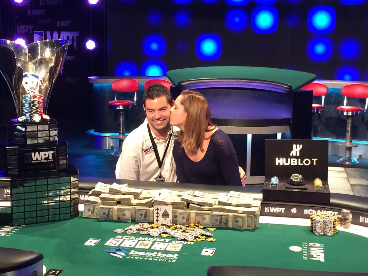 AZcarolyn's tweet photo. So technically, @TylerPoker won WPT Jacksonville. But since I “won” Tyler when I married him (debatable by some, I know), I’d like to submit this photo on behalf of my win. Thank you! 
#goldenpassport https://t.co/GQLuhpUbG2