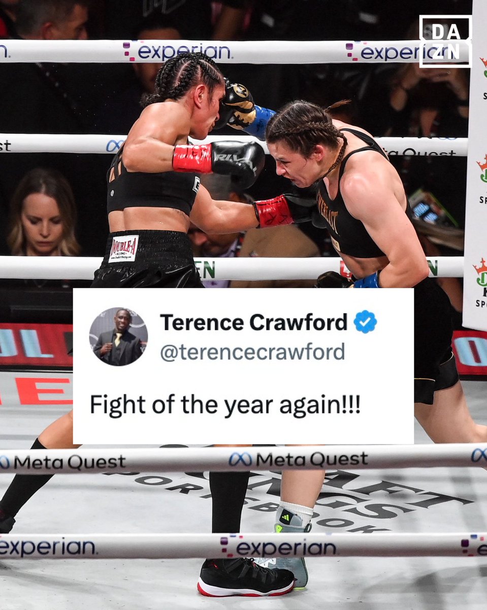 DAZNBoxing's tweet photo. Katie Taylor vs. Amanda Serrano II was INCREDIBLE 👏👏👏

#PaulTyson https://t.co/CcqgVL7lSA