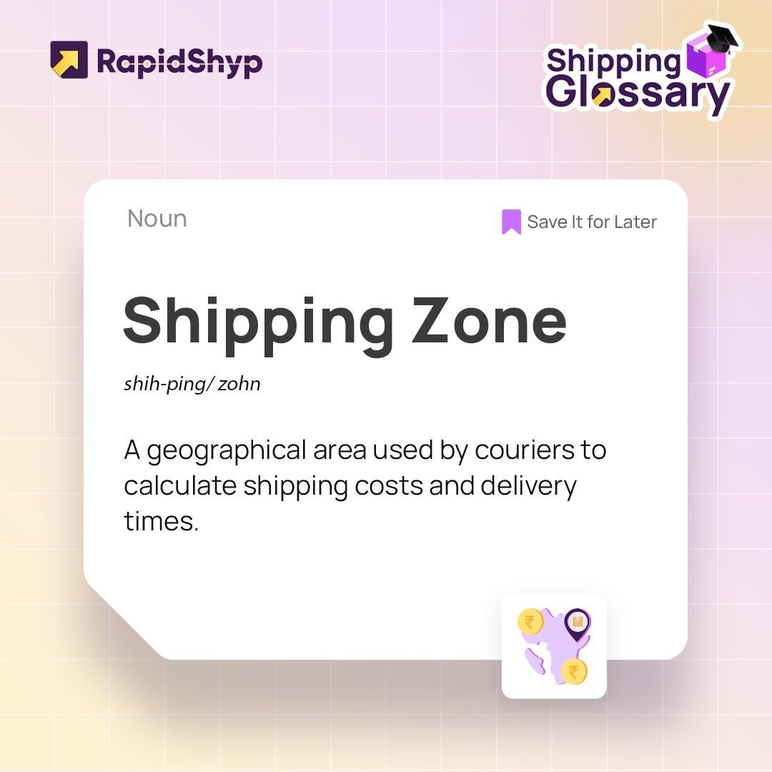 rapidshyp's tweet image. Learning mode: 🔛

Shipping zones are usually divided into intra-city 🏙️, intra-region, and inter-region (north, south, east, west, northeast) routes 🧭, as well as routes connecting your city to other metro cities 🚚.

#ShippingGlossary #ShippingZone