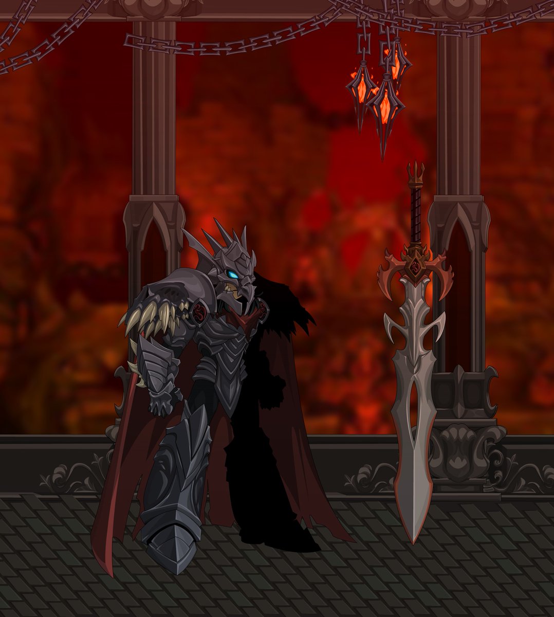 silverwolf255's tweet photo. AQWorlds- Adimonde Dragon-slayer!
*color &amp; design changes*
@AEArtStation @Koreyzzz @ArtixKrieger @ArtixEnt https://t.co/qkF7d6vlmv