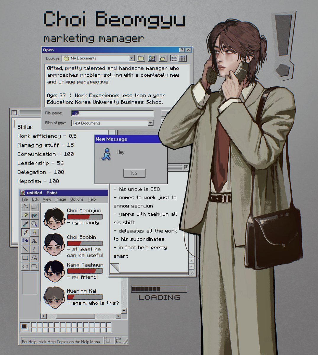 ixitzz's tweet photo. txt office au!!! #beomgyu #txtfanart #범규
1/5 💼🏢📞💸 https://t.co/fgmtvBwmLa