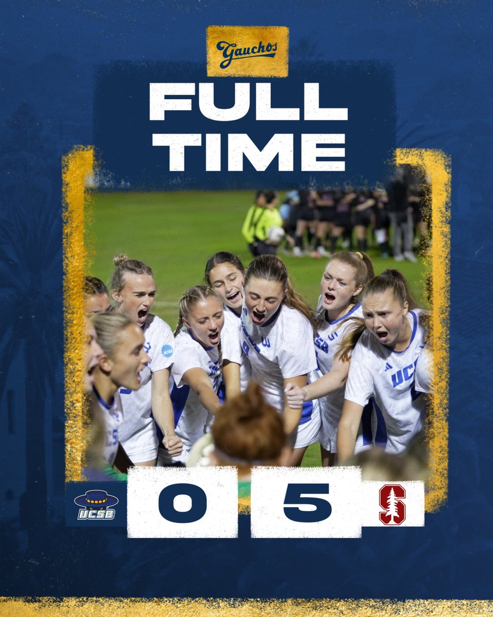 What a ride, what a season. Final from Stanford.

#GoGauchos
