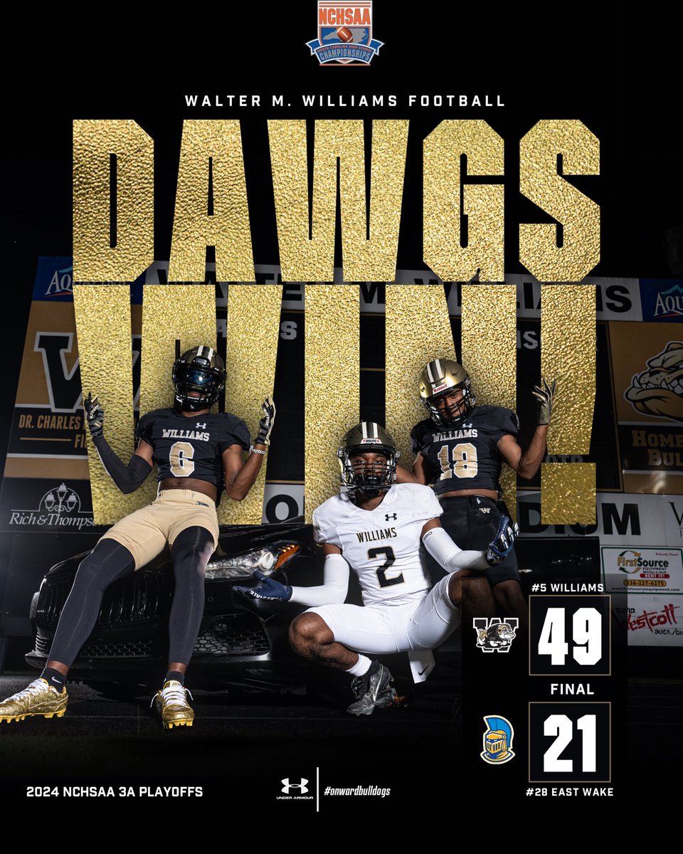 Round 1=WIN! Congratulations Dawgs!