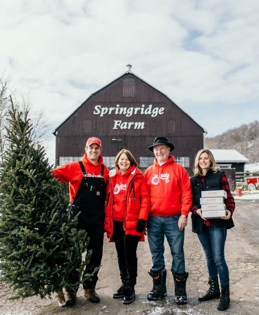 It’s time for fresh-cut Christmas trees! 🎄

Outside the fires are crackling and we’ve positively packed the place with the most beautiful Fraser Fir, Balsam Fir, Scotch Pine, and Snow Tip trees ever.

Farm | Food | Family | Festive
Daily 9-5
