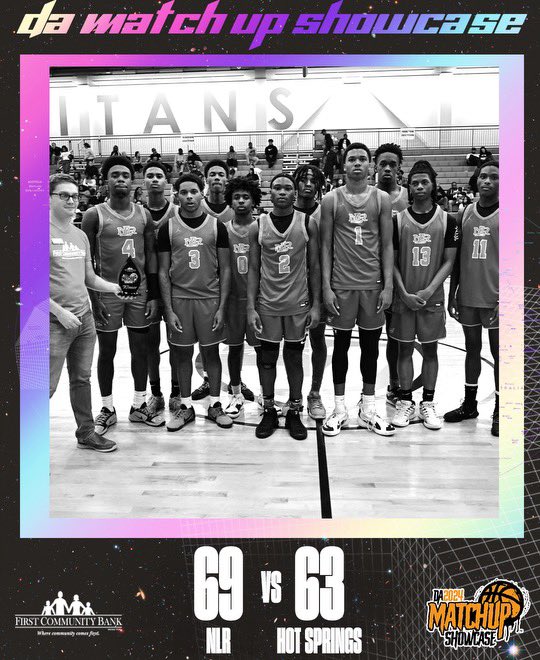 C.O.E Films (@crunkdoutent) on Twitter photo ⭐️⭐️ Da Matchup Showcase⭐️⭐️
<a href="/FCBANK1997/">First Community Bank</a>
📈Game 1 Winner📈
North Little Rock defeats Hot Spring in a nailbiter!
<a href="/nlrwildcatmbb/">North Little Rock Basketball</a> - 69
vs
Hot Springs- 63 ⭐️⭐️ Da Matchup Showcase⭐️⭐️
<a href="/FCBANK1997/">First Community Bank</a>
📈Game 1 Winner📈
North Little Rock defeats Hot Spring in a nailbiter!
<a href="/nlrwildcatmbb/">North Little Rock Basketball</a> - 69
vs
Hot Springs- 63