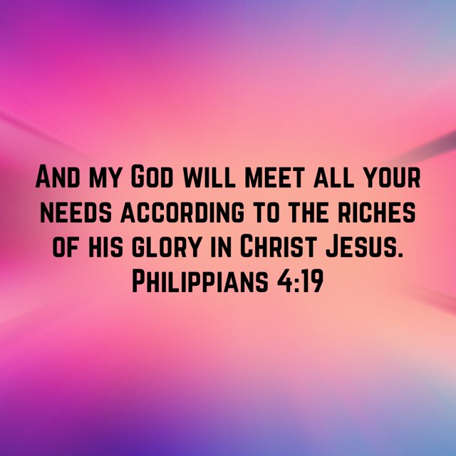 EricPel63232844's tweet image. Philippians 4:19 #philippians419 #andmygodwillmeetallyourneedsaccordingtotherichesofhisgloryinchristjesus #niv #newtestament #newtestamentverse #god #jesus #jesuschrist #jesuscalling #holyspirit #holybible #bible #bibleverse #bibleverseoftheday