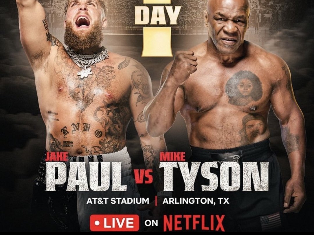 Amit931111's tweet image. "This fight will make history! Mike Tyson vs Jake Paul, who will be the winner? #BoxingHistory #TysonPaul"

- #Boxing
- #MikeTyson
- #JakePaul
- #TysonVsPaul
- #Netflix