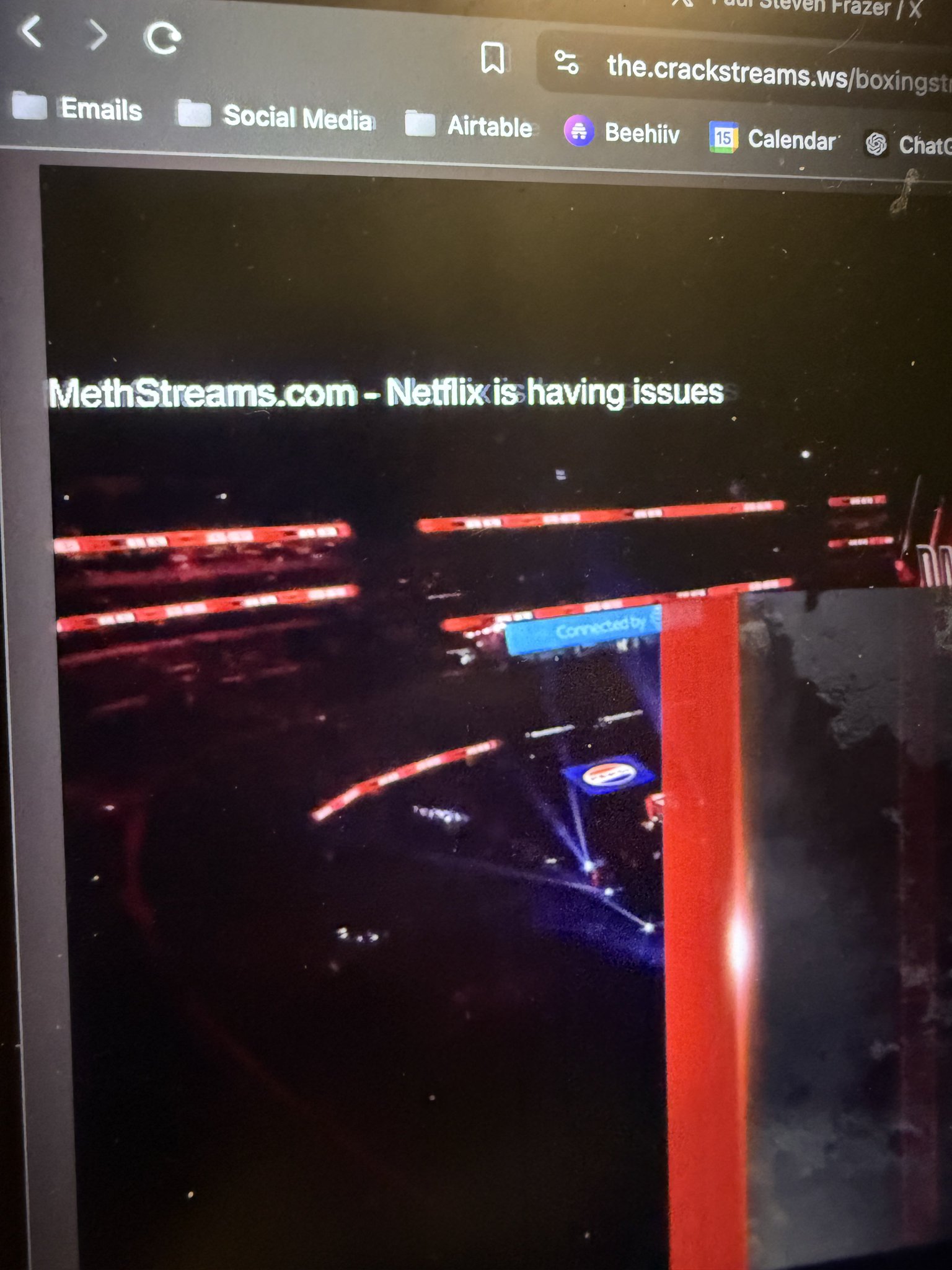 Dakota Robertson on X: Dont worry guys, if Netflix aint working just use  MethStreams. t.coxg41An9IHB  X