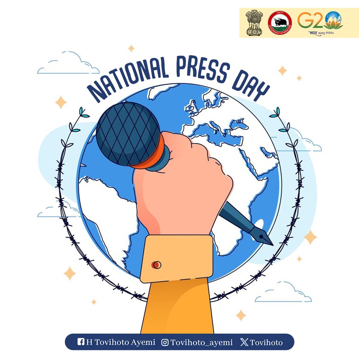 On National Press Day, let's recognize the vital role journalists play in promoting transparency, accountability, and societal change. 
Their unwavering commitment to truth ensures the voice of the people is heard. Let’s continue to support a free and fair press.