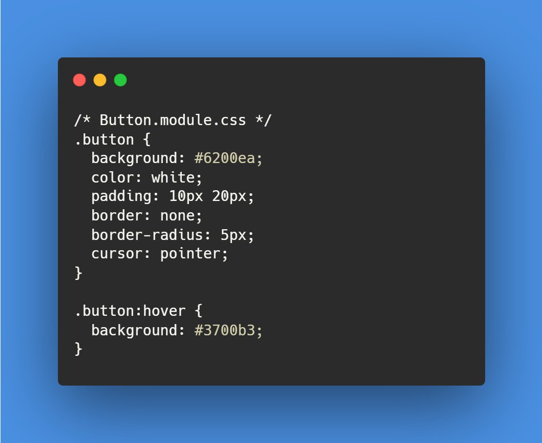 nrachabathuni's tweet image. Keep styles scoped and maintainable with CSS Modules! 🚀
✅ No global namespace clashes
✅ Cleaner, reusable components
#ModularCSS #WebDev #CSSModules #FrontendDev #CodingTips #UIUX