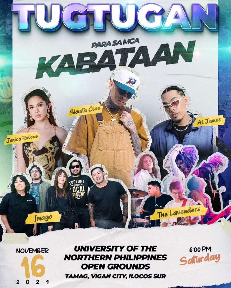 SOUPSTAR (@soupstarent) on Twitter photo Abangan ang <a href="/imagomusic/">Imago</a> mamayang gabi sa University of the Northern Philippines Open grounds para sa TUGTUGAN PARA SA MGA KABATAAN. Show starts at 6PM. Kitakits!!! Abangan ang <a href="/imagomusic/">Imago</a> mamayang gabi sa University of the Northern Philippines Open grounds para sa TUGTUGAN PARA SA MGA KABATAAN. Show starts at 6PM. Kitakits!!!