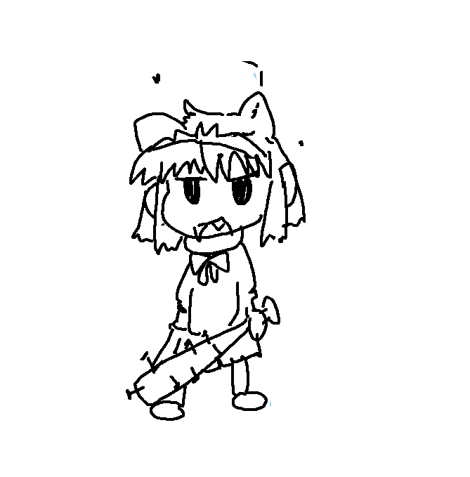 「今日のアライさん 道は険しい…」|ちょこみんと先輩のイラスト
