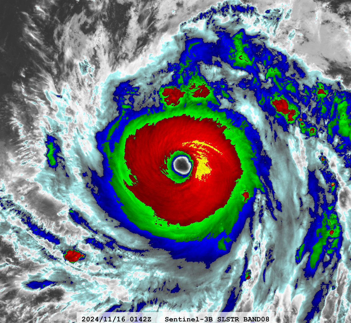 zeb199818's tweet photo. #25W Super Typhoon #MANYI
Satellite: #Sentinel3B #SLSTR
Channel :
#SLSTR S8 (10.854 µm) 1-km
Time : 2024/11/16 0142Z
Eye Temp : 25.11 °C https://t.co/Jh2eIyPXlC