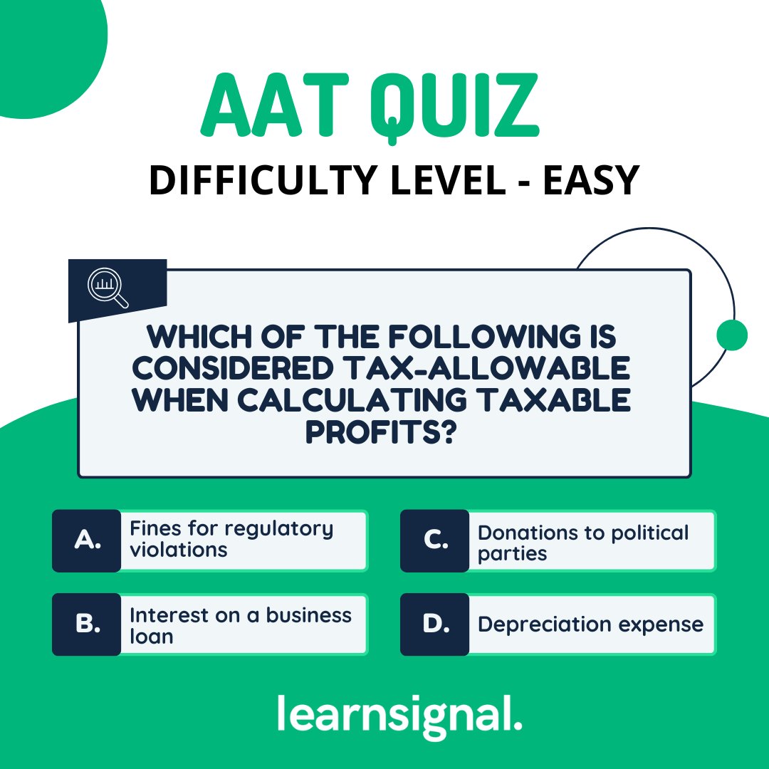 Signalgrouphq's tweet image. Think you got all three correct? Let us know in the comments!

Check out our AAT courses, Link in Bio!

#AATChallenge #AATLearning #AATexam #AAT