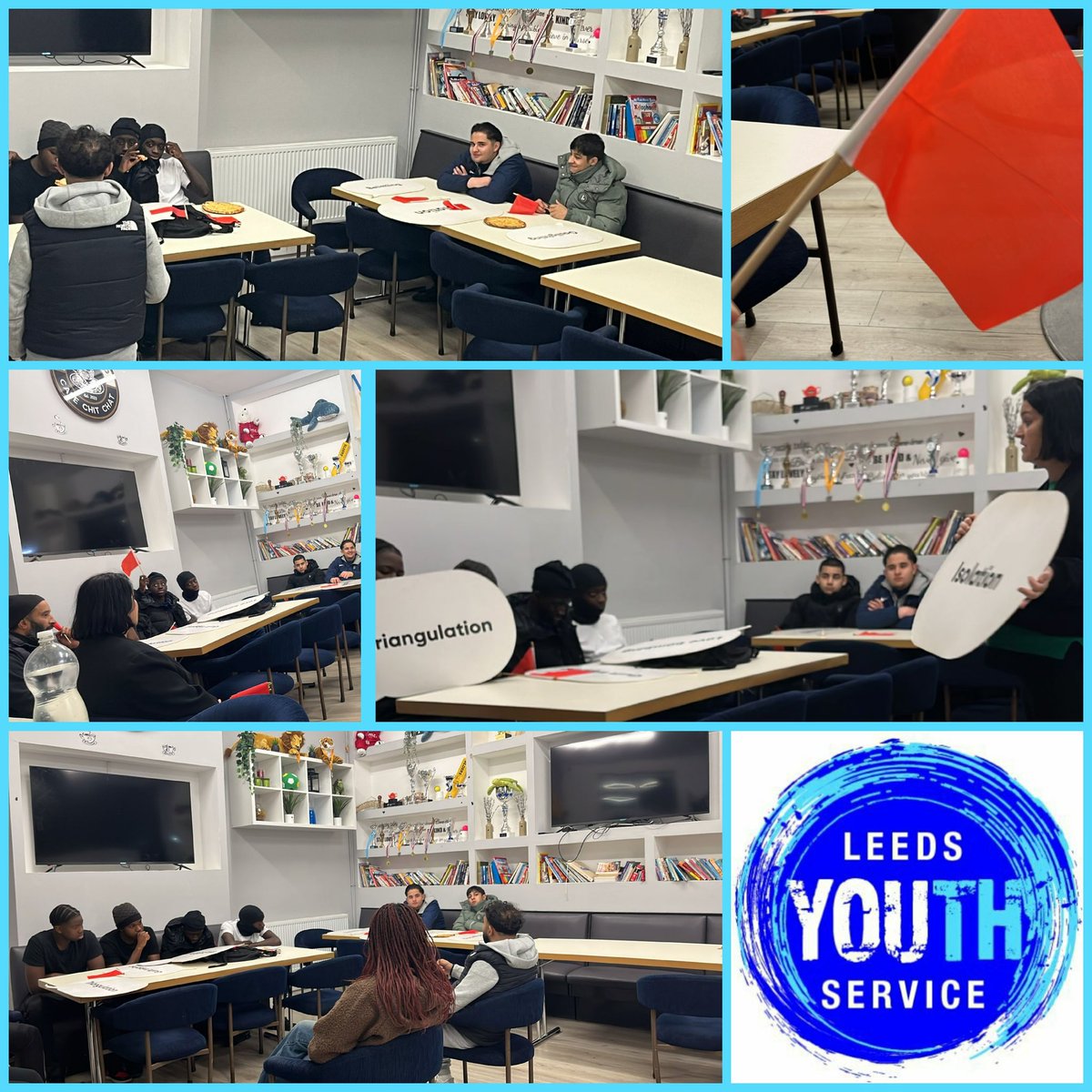 Leeds Youth Service (East North East) (@youthserviceene) on Twitter photo WOW, Another incredible #workshop from SoundProof Box Production
#Youngpeople exploring the signs, impact, & risk of unhealthy relationships.
Part of our wider programme aligned to <a href="/WhiteRibbon_UK/">White Ribbon UK</a> & raising awareness of violence against Women & Girls
#Youthwork
#RedFlag WOW, Another incredible #workshop from SoundProof Box Production
#Youngpeople exploring the signs, impact, & risk of unhealthy relationships.
Part of our wider programme aligned to <a href="/WhiteRibbon_UK/">White Ribbon UK</a> & raising awareness of violence against Women & Girls
#Youthwork
#RedFlag