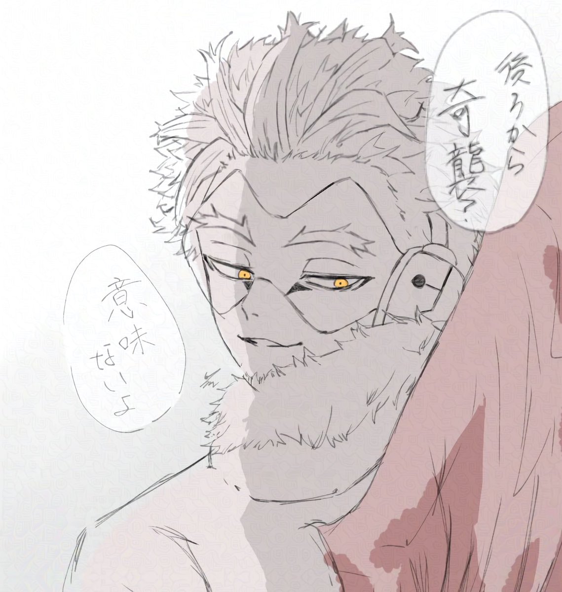@o6dNTpdLw516249 お顔だけですが私なりの方法で…元々良くていらっしゃいますが、投げ縄で動かさせて頂いて基本元の御イラストの線のままで少しだけ加筆失礼致しました! 
