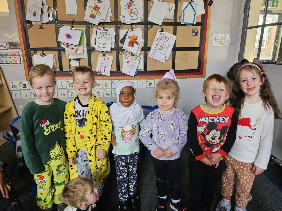 WoodhouseClass's tweet photo. We loved coming to school in comfy PJs for BBC Children in Need! https://t.co/LIW2ro0lne