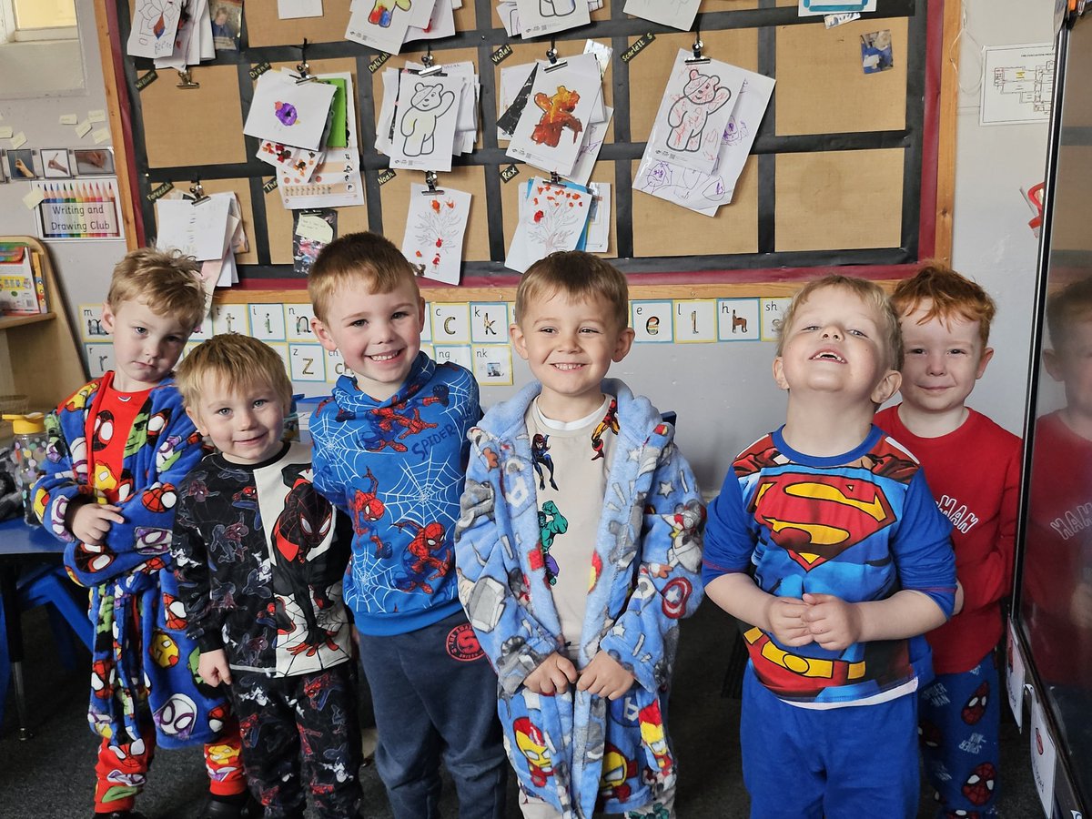 WoodhouseClass's tweet photo. We loved coming to school in comfy PJs for BBC Children in Need! https://t.co/LIW2ro0lne