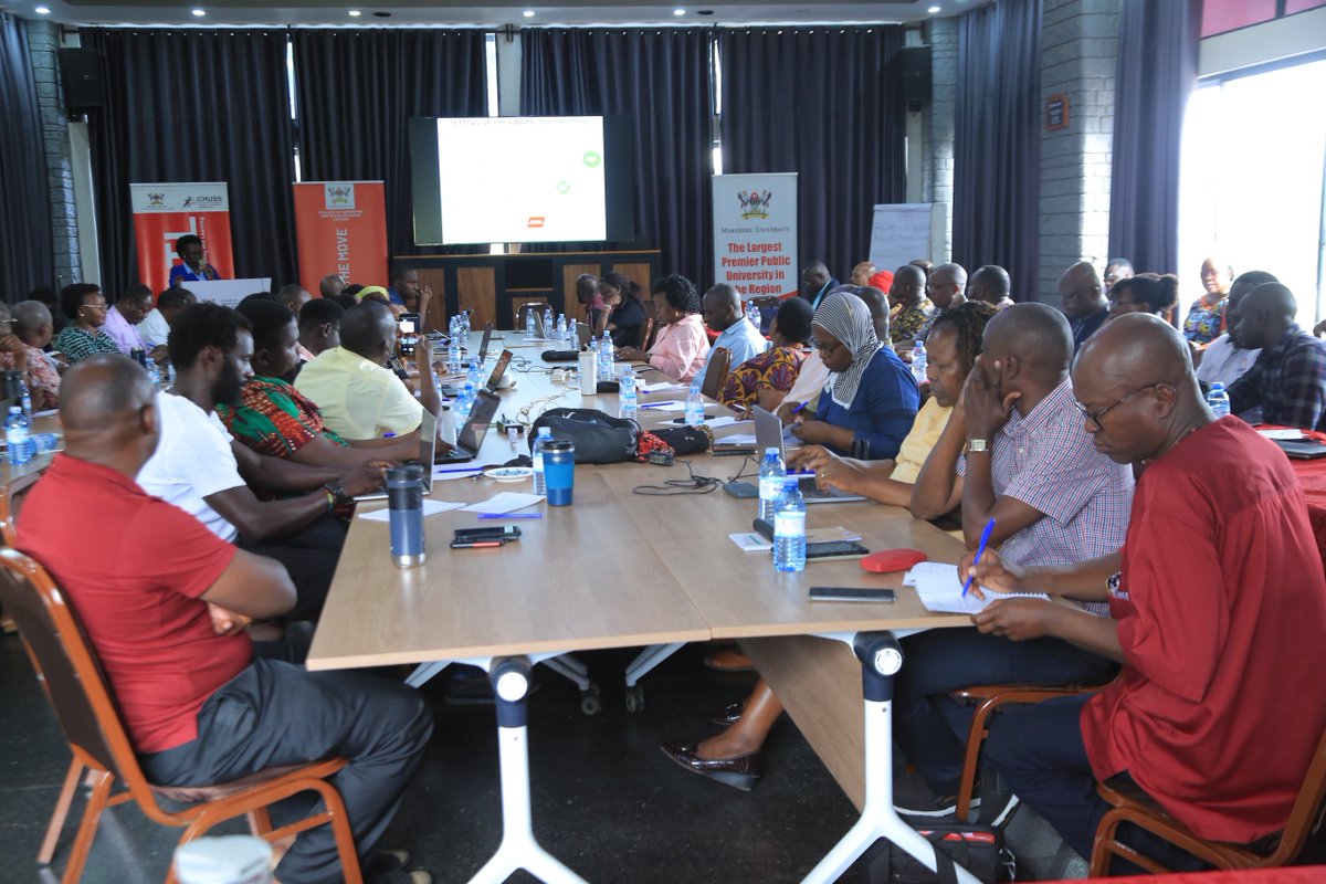 Makerere University CHUSS (@makererechuss) on Twitter photo Session 7 at #CERTLConf: "Learning Philosophies & Challenges in the 21st Century."
Moderator: Dr. Edward Kaweesi Silvestre
Presenters:
1. Irene Esther Mutuzo - <a href="/irenemutuzo/">Irene Esther Mutuzo</a>
2. Alfdaniels Mabingo
3. Julius Kiiza
4. Ferdinand Mutaawe Kasozi Session 7 at #CERTLConf: "Learning Philosophies & Challenges in the 21st Century."
Moderator: Dr. Edward Kaweesi Silvestre
Presenters:
1. Irene Esther Mutuzo - <a href="/irenemutuzo/">Irene Esther Mutuzo</a>
2. Alfdaniels Mabingo
3. Julius Kiiza
4. Ferdinand Mutaawe Kasozi