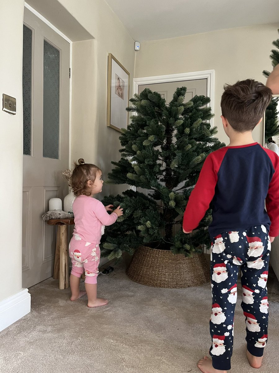 My favourite time of year is finally here 🌲
(Baubles to come when the little monster goes to bed and cannot hide or smash them)…