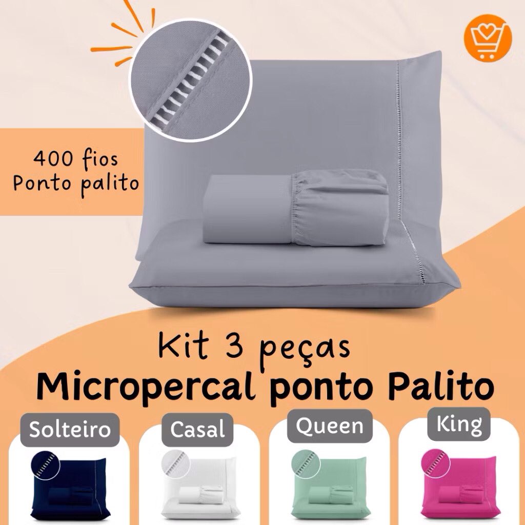 Quintal_Promo's tweet image. Kit Lençol Cama Casal Queen 400 Fios Micropercal - 3 Peças
🛏️ Transforme suas noites de sono com o conforto e sofisticação do Kit Lençol Queen! 🌟✨
#KitLençol #Conforto #Sofisticação #Promoção