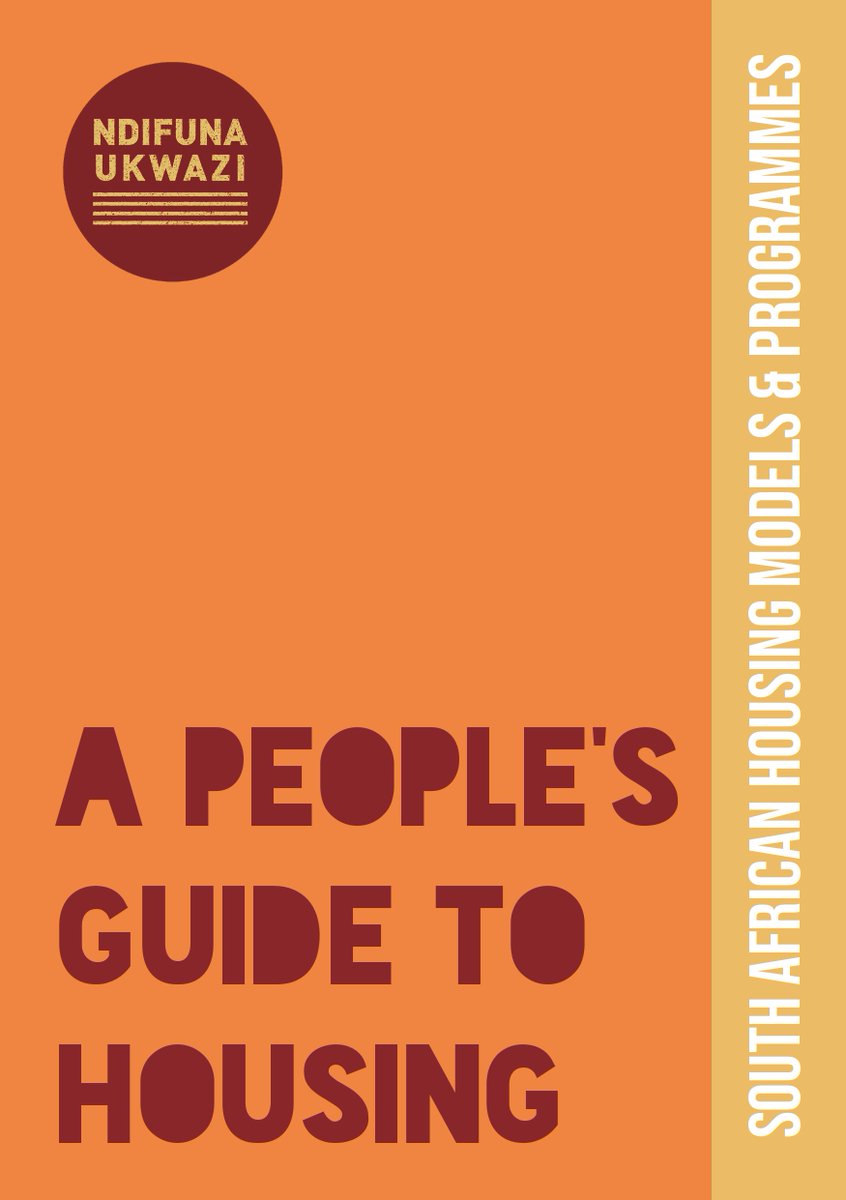 NdifunaUkwazi's tweet image. -PUBLICATION-

Today Ndifuna Ukwazi launches our latest publication: A People’s Guide to Housing Policy. The guide accessibly explains the various forms of housing provided by the state and how to apply. 

Available here: shorturl.at/qrAfl 1/3