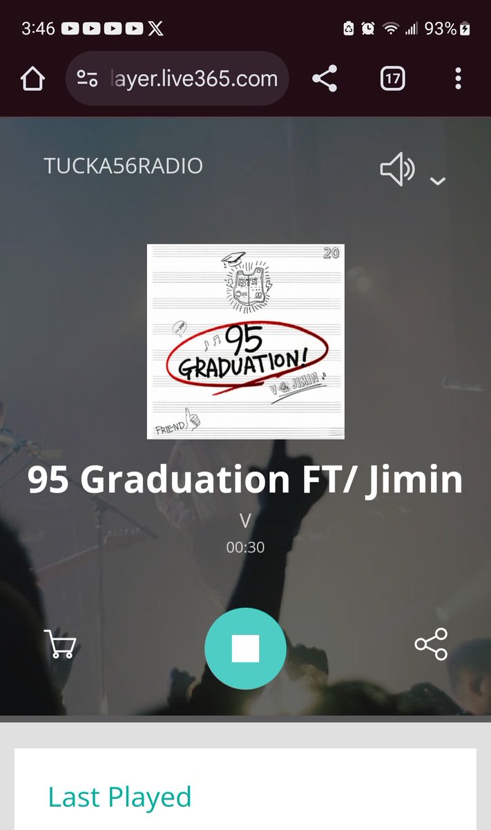 _TK_Supporter's tweet photo. @RadioTucka56 Thank you for playing #95Graduation by V #TAEHYUNG & Jimin this morning on #TuckA56Radio @TuckA56Radio
ππ https://t.co/2elq0MxUMo