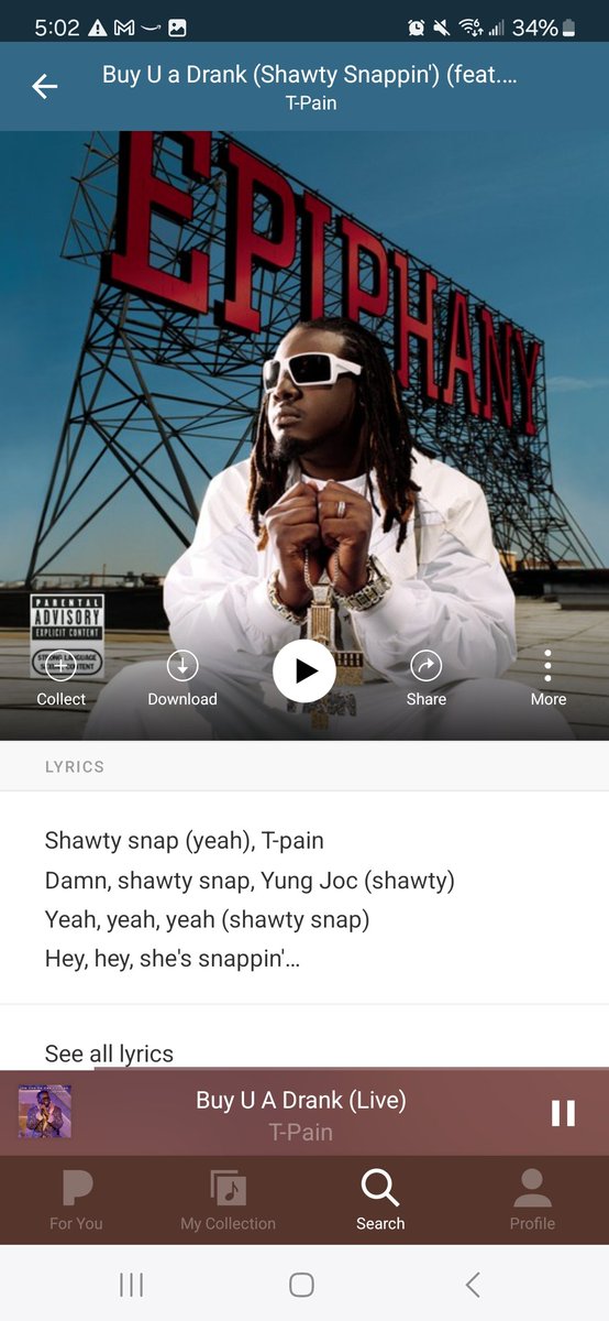 PharmDDukes's tweet photo. 100 million to T Pain!! He got a love version too! https://t.co/bODJG2uKEp