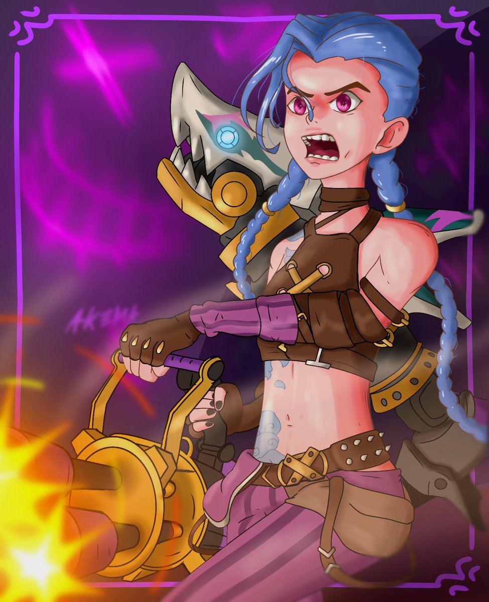kemaillust's tweet photo. #ARCANE JINX 💥 
From ARCANE League of Legends
-
Art by me!
#Jinx #powder #RiotGames #arcanefanart #arcanejinx #arcanevi #violet #vi #jayce #zaun #animation #netflixb #netflixseries #ellapurnell #silco #leagueoflegends #lol #fanart #art #artwork https://t.co/gaYIBCbHwv