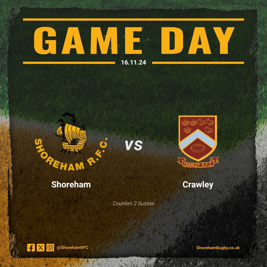 Shoreham Rugby Club (@shorehamrfc) on Twitter photo ๐จ ITโS GAMEDAY!๐
Get yourself down to Buckingham Park to cheer on the boys ๐ as we host <a href="/CrawleyRugby/">Crawley RFC</a> in a 2.15pm Kick-off.
Thanks to our matchday sponsor <a href="/BriantComms/">Briant Communications</a> ๐
Up the Ham๐ ๐จ ITโS GAMEDAY!๐
Get yourself down to Buckingham Park to cheer on the boys ๐ as we host <a href="/CrawleyRugby/">Crawley RFC</a> in a 2.15pm Kick-off.
Thanks to our matchday sponsor <a href="/BriantComms/">Briant Communications</a> ๐
Up the Ham๐