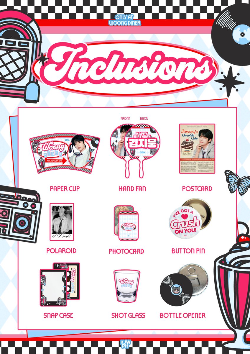 KimJiwoongPH's tweet photo. Get ready to groove back in time for a celebration full of retro fun only at Woong Diner 🍽️🎶

📆 Dec 14, 2024
⏰ 1-4 PM
📍 Centre Place Cafe PH, QC

Available for dine-in, RSVP here: 
🔗  https://t.co/WgyAf0LOFQ

#WoongDiner #김지웅 #KIMJIWOONG #ZEROBASEONE #ZB1 #제로베이스원 https://t.co/opXYIMmRO0