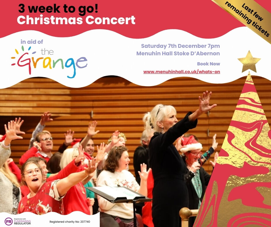 3 Weeks To Go....Not long now till our Christmas Concert on Saturday 7th Dec at Get ready to be transported to a world of yuletide joy as our talented choir fill the air with the sound of old and new Christmas carols. For More Info or To Book Visit
menuhinhall.co.uk/events/the-gra…