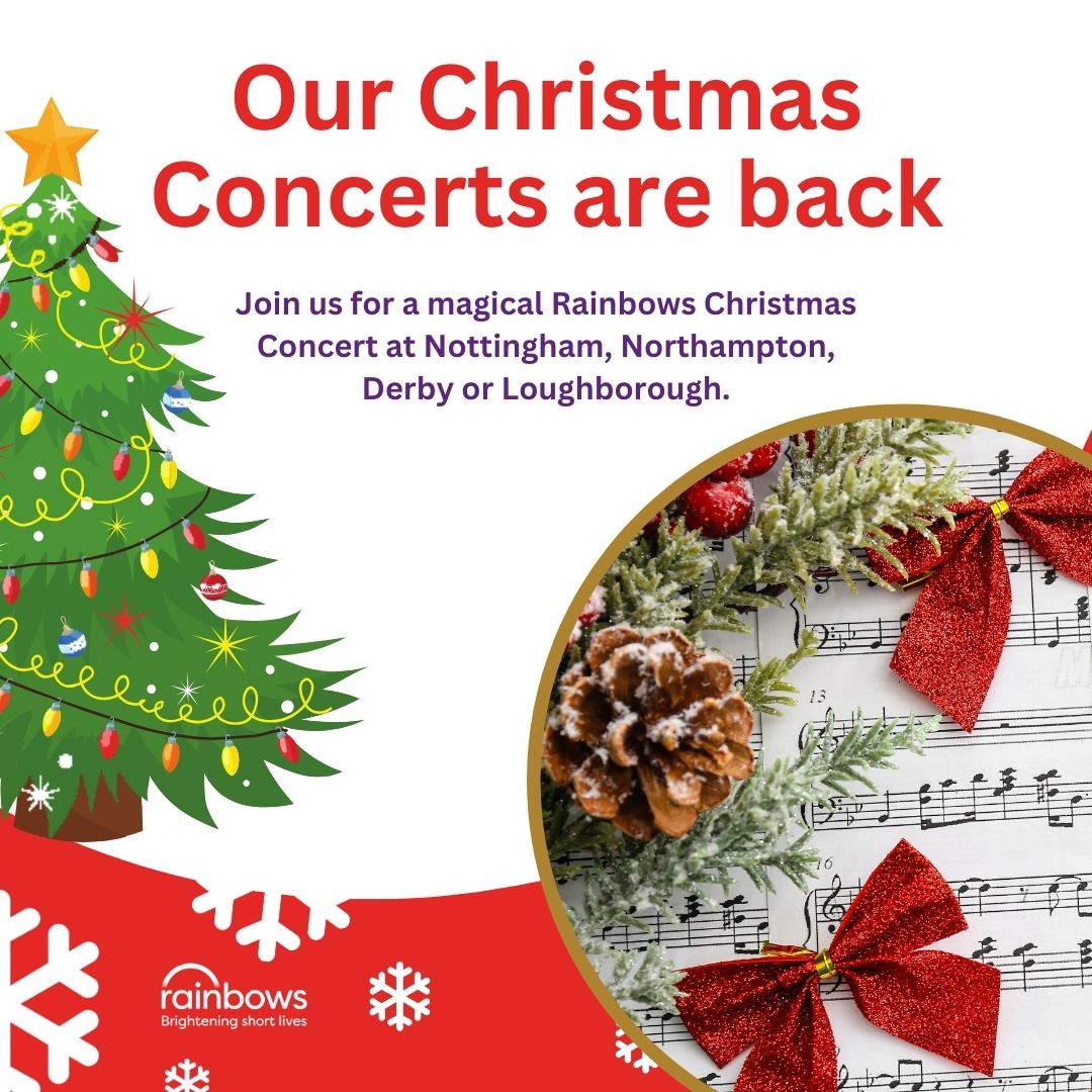 Enjoy an evening of festive music by joining us for one of our Rainbows Christmas Concerts! 🎶

Don’t miss out, book your festive evening here: rainbows.co.uk/fundraise/chri… 🌈