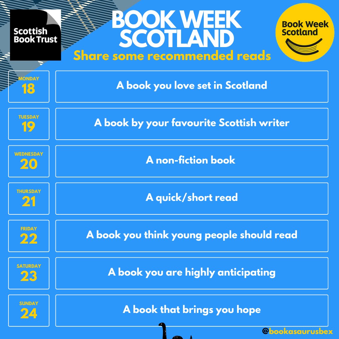 HalliburtonMrs's tweet image. Let&apos;s bring some joy next week for @BookWeekScot #bookweekscot @scottishbktrust @CreativeScots @SLIC1991  - would love to come away with loads of new reading recommendations