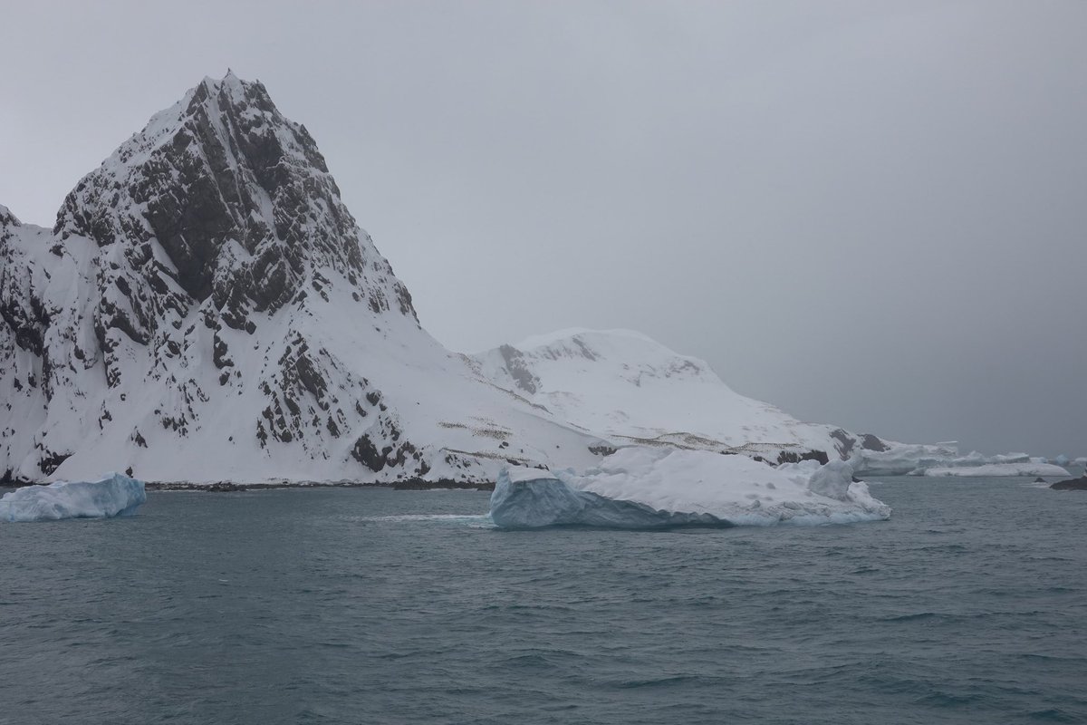 garybembridge's tweet photo. We sailed close to Point Wild Elephant Island on #SilverEndeavour, narrow and hostile spot where 22 of Shackleton’s Antarctic expedition sheltered for 4.5 months over why he attempted to sail over 600 nautical miles to find a ship to rescue them.#antarctica #pointwild https://t.co/DdlofU5fiY