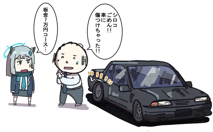 シロコと板金 