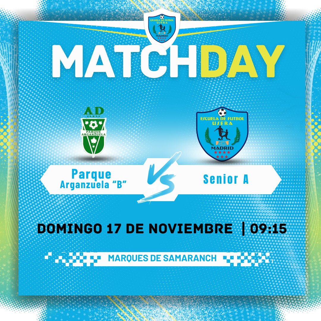 ADEF_Usera's tweet image. 📆 DÍA DE PARTIDO ⚽️

Nuevo #Matchday. 💪💙

@javiparralescoach
#SeniorA #Senior#EFU #Efusera #Usera #Zofio #EscuelaDeFútbol