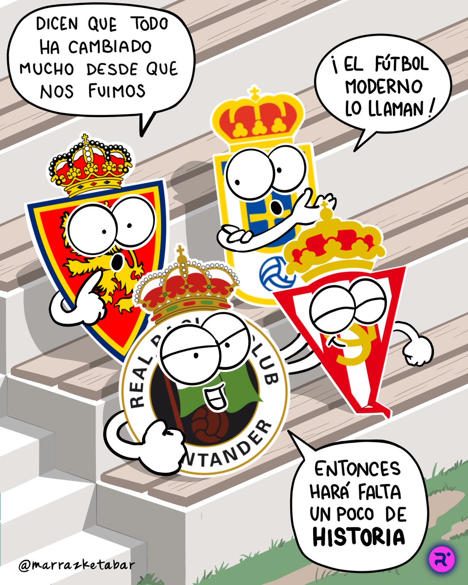 relevo's tweet photo. ✨ 𝐄𝐥 𝐟𝐮́𝐭𝐛𝐨𝐥 𝐝𝐞 𝐬𝐢𝐞𝐦𝐩𝐫𝐞 𝐧𝐨 𝐬𝐞 𝐨𝐥𝐯𝐢𝐝𝐚. 

Racing, Sporting, Real Zaragoza y Oviedo están en lo alto de la tabla de Segunda División demostrando la grandeza de los clubes históricos. https://t.co/td38vOah8H