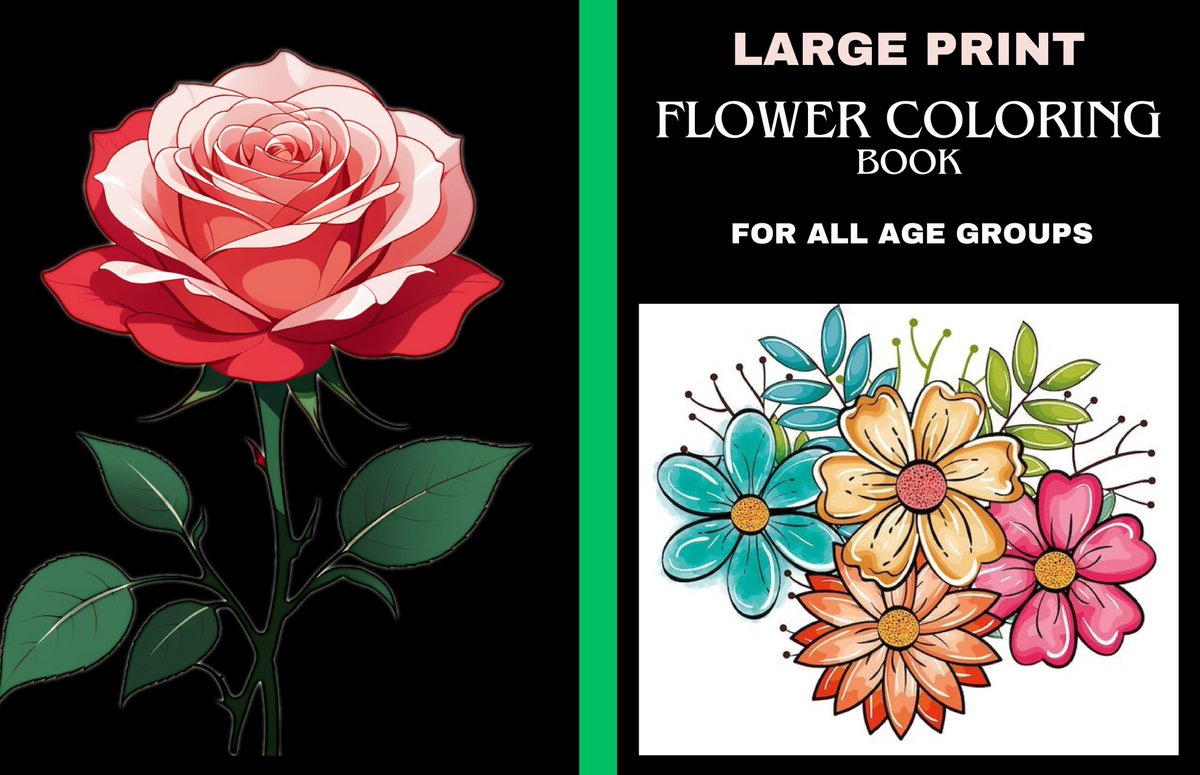 kenpc2014's tweet photo. Large print flower coloring book - For all age groups
lower coloring book: Beautiful Relaxing Simple and Bold Flowers to Color for Seniors, Adults, and Beginners
It is ideal for seniors or anyone looking for a less complicated relaxing coloring book. https://t.co/CnIk7Oh1v1 https://t.co/AQ1682xK3s