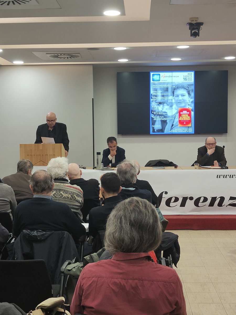avvLibutti's tweet photo. Contro la sinistra neoliberale: un libro che descrive il degrado della sinistra non soltanto tedesca ma europea.
Oggi presentazione e dibattito a #Roma Sahra #wagenknecht https://t.co/Pa6EX823IK