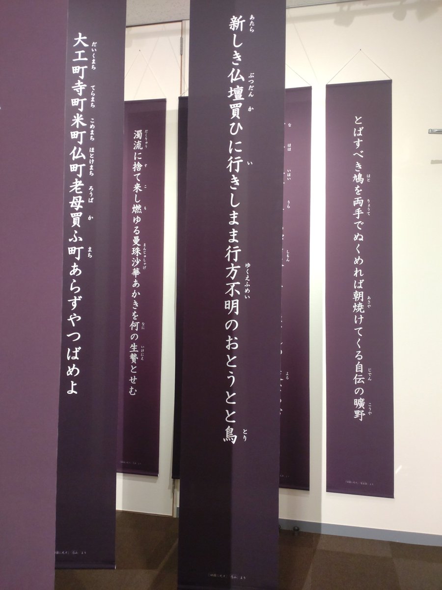 なんと今日は無料で観れる日だったんですよラッキー
一緒に開催されてる寺山修司展もみれてハッピー
(好きな詩が飾られてて良かった) 