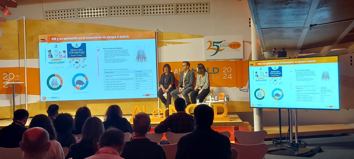 Continuamos con inmunoterapia molecular de precision a acaros en #Alermoldpediatrico24