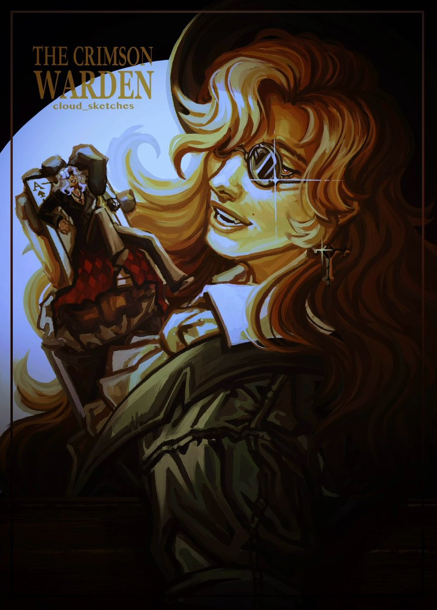cloud_sketches's tweet image. Beware the crimson Warden ⚜️