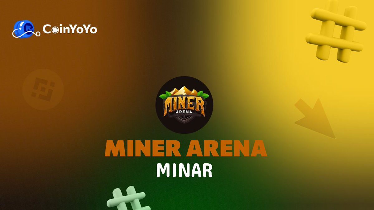 CoinYoYo_io's tweet photo. Introducing the Miner Arena $MINAR! Miner Arena is AI Powered  Play-to-Earn NFT Action-Survival  Ecosystem on BSC @minerarena 
Promote the project on CoinYoYo by voting:
https://t.co/CbHUoI8bzY

#MINAR #minerarena #BSC #NFTGaming #CoinYoYo https://t.co/kAbNW4JMgm
