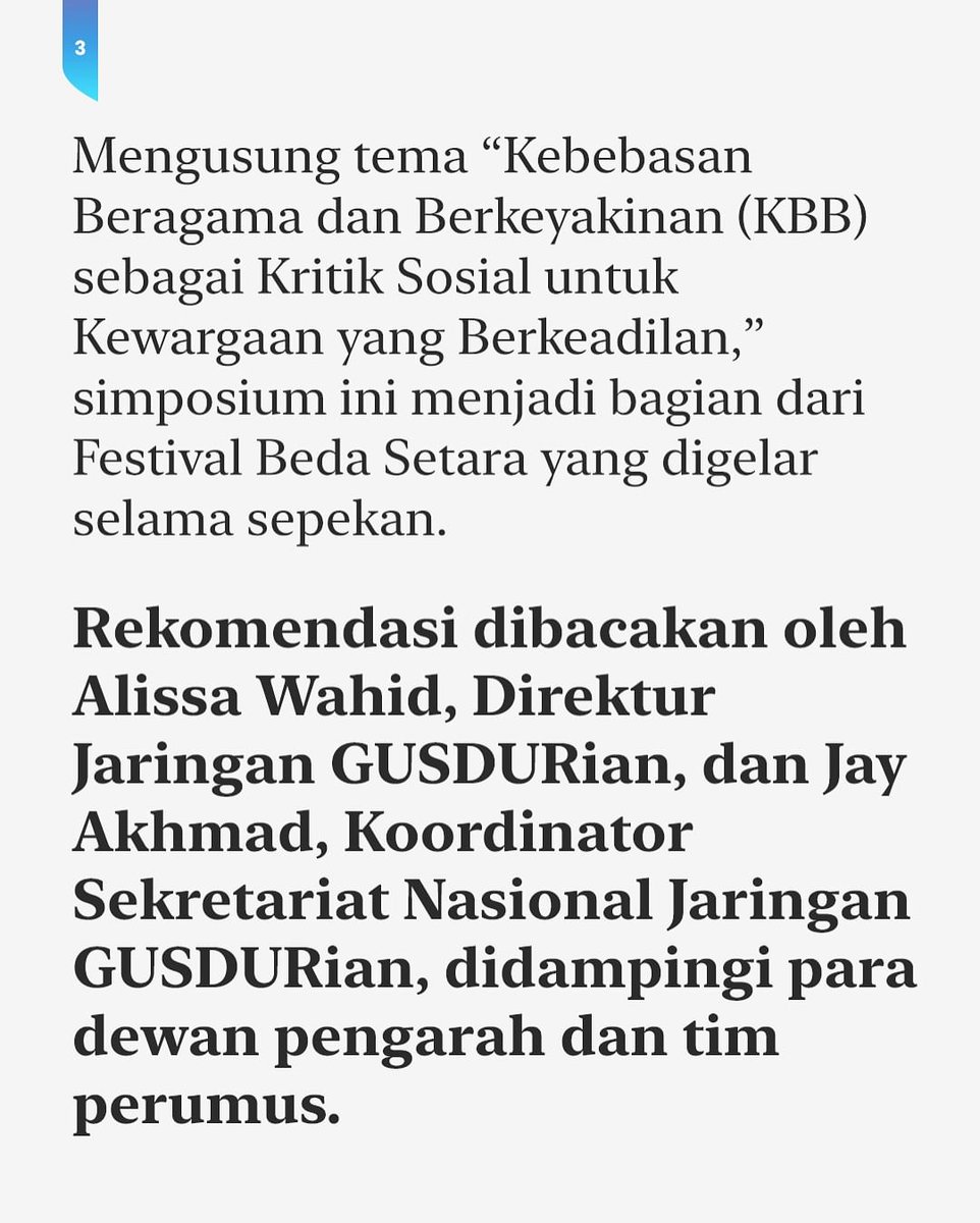 agama_nusantara's tweet image. #Repost @buddhazine 
——
Rekomendasi ini diharapkan menjadi langkah konkret untuk memperkuat kebebasan beragama dan menciptakan kewargaan yang berkeadilan di Indonesia.

@jaringangusdurian @bestfest.id 
#beda #setara #gusdur #gusdurian #damai #peace #toleran #indonesia
#dianjennie