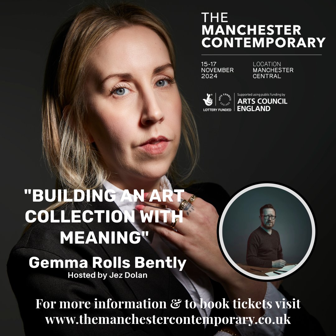 Don't miss our Art Talk in 15 mins!
 16 Nov 2024
 10:30 - 11:15
 Central 5 in main entrance
Building an Art Collection with Meaning
Jez Dolan talks to author and curator Gemma Rolls Bentley about how to build a collection with values.
