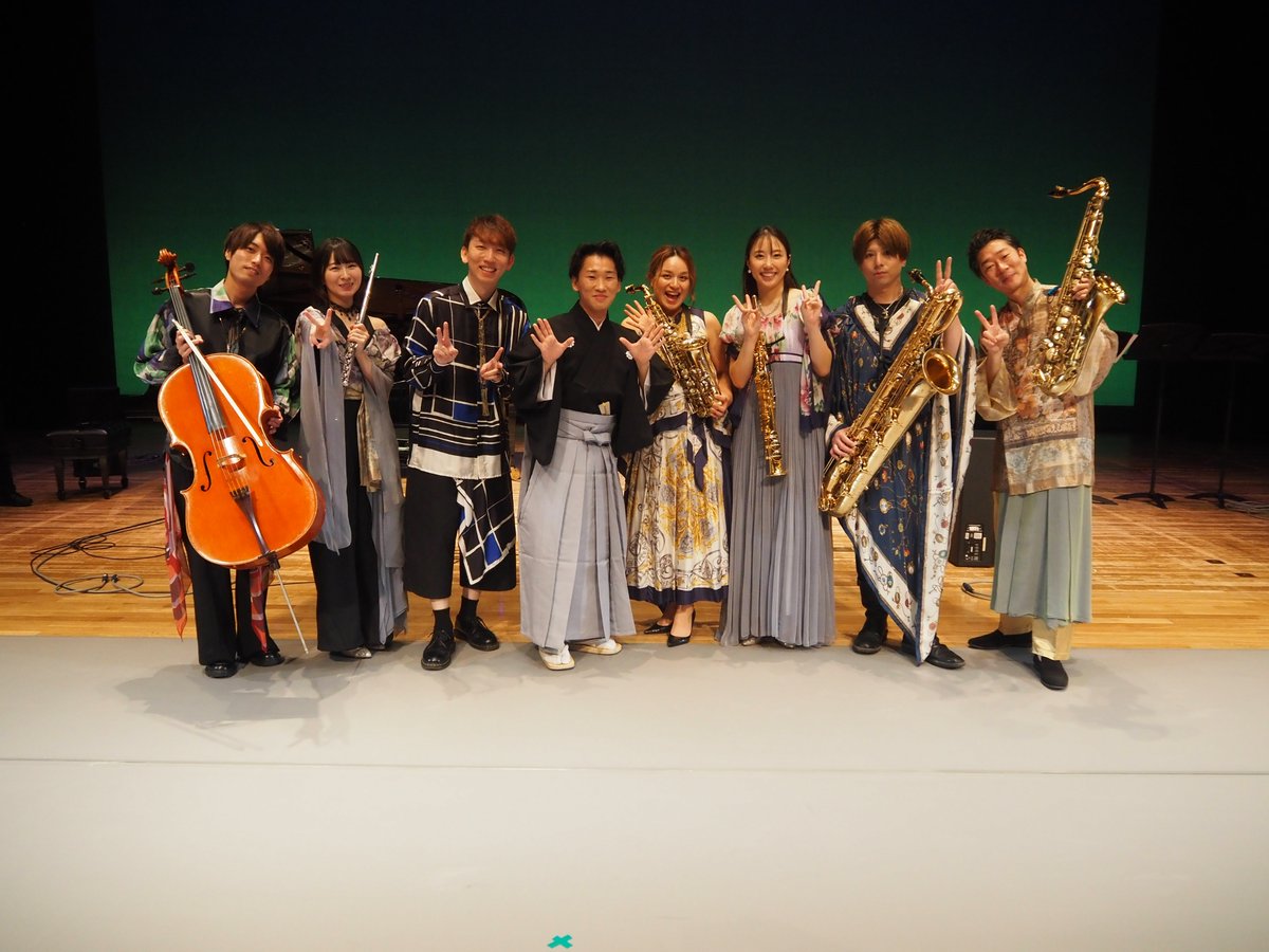 本日、#横浜ファッションデザイン専門学校　との初コラボイベントが無事に終わりました！
アーティストの皆さま素敵な時間をありがとうございました♪　
#市山扇雄右　#木村有沙　#小林浩子　#椿義治　#塩塚純　#前原希美　#橋本総司　#門岡明弥　#SaxophoneQuartet　#MochaTrio