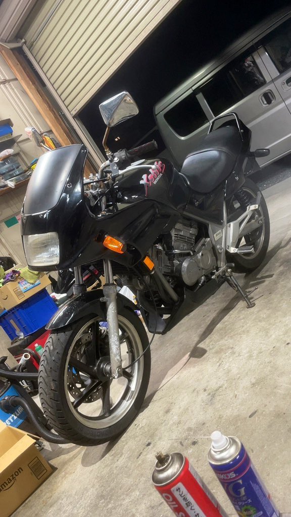 R1kux0116's tweet photo. ゼルビス250納車から1年
だいぶ変わった笑

#ゼルビス250 
#xelvis250
#vt250fn
#ゼルビス乗りと繋がりたい
#LJK https://t.co/aNo6mcFUkt